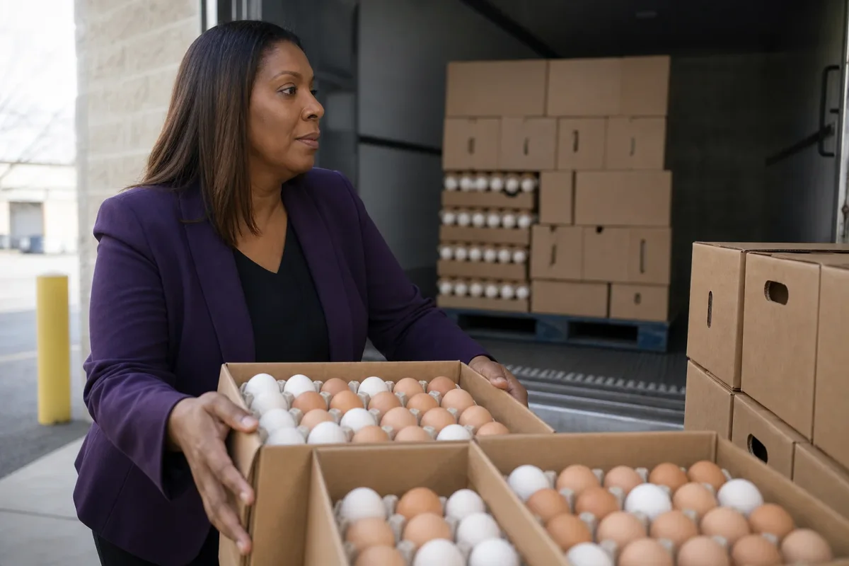 Attorney General James Announces 140,000-Egg Delivery to Westchester After Multistate Price-Fixing Settlement