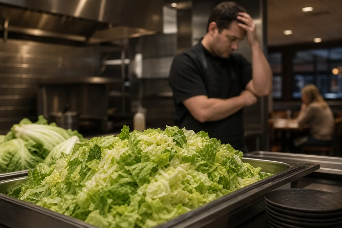 Between prices and a diarrhea-causing parasite, lettuce is causing hard times at some restaurants