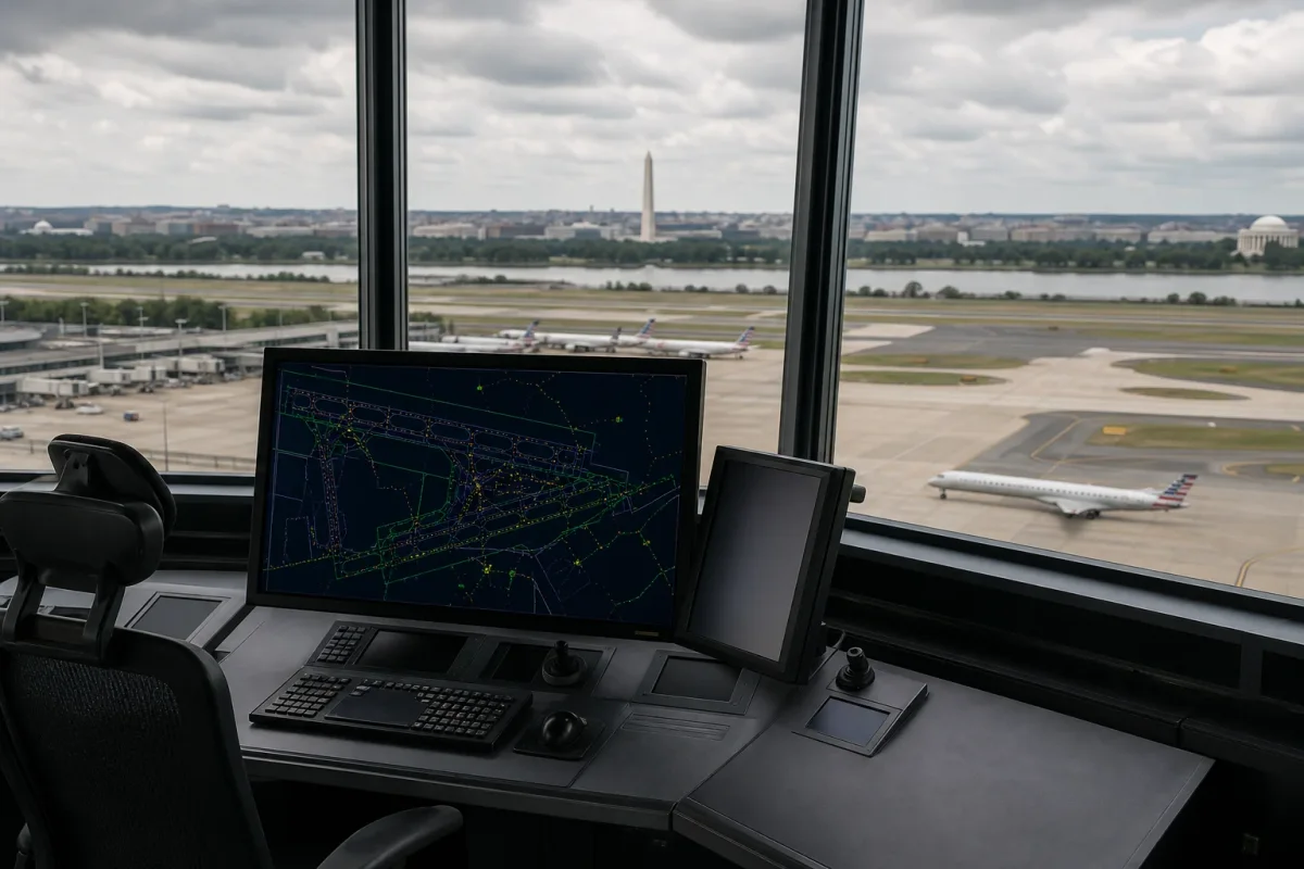 FAA Installs New Surface Movement Radar at Reagan National Airport
