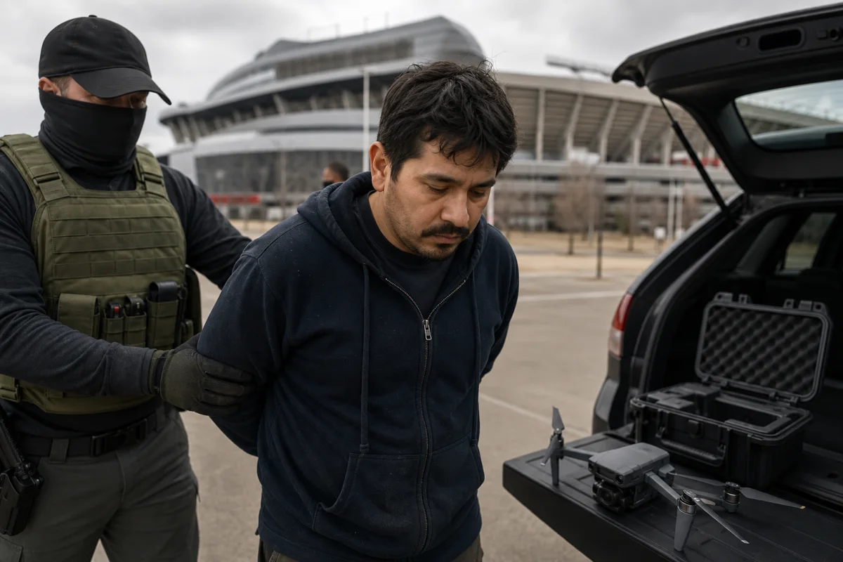 ICE Arrests Illegal Alien for Flying Drone in Restricted FIFA Airspace