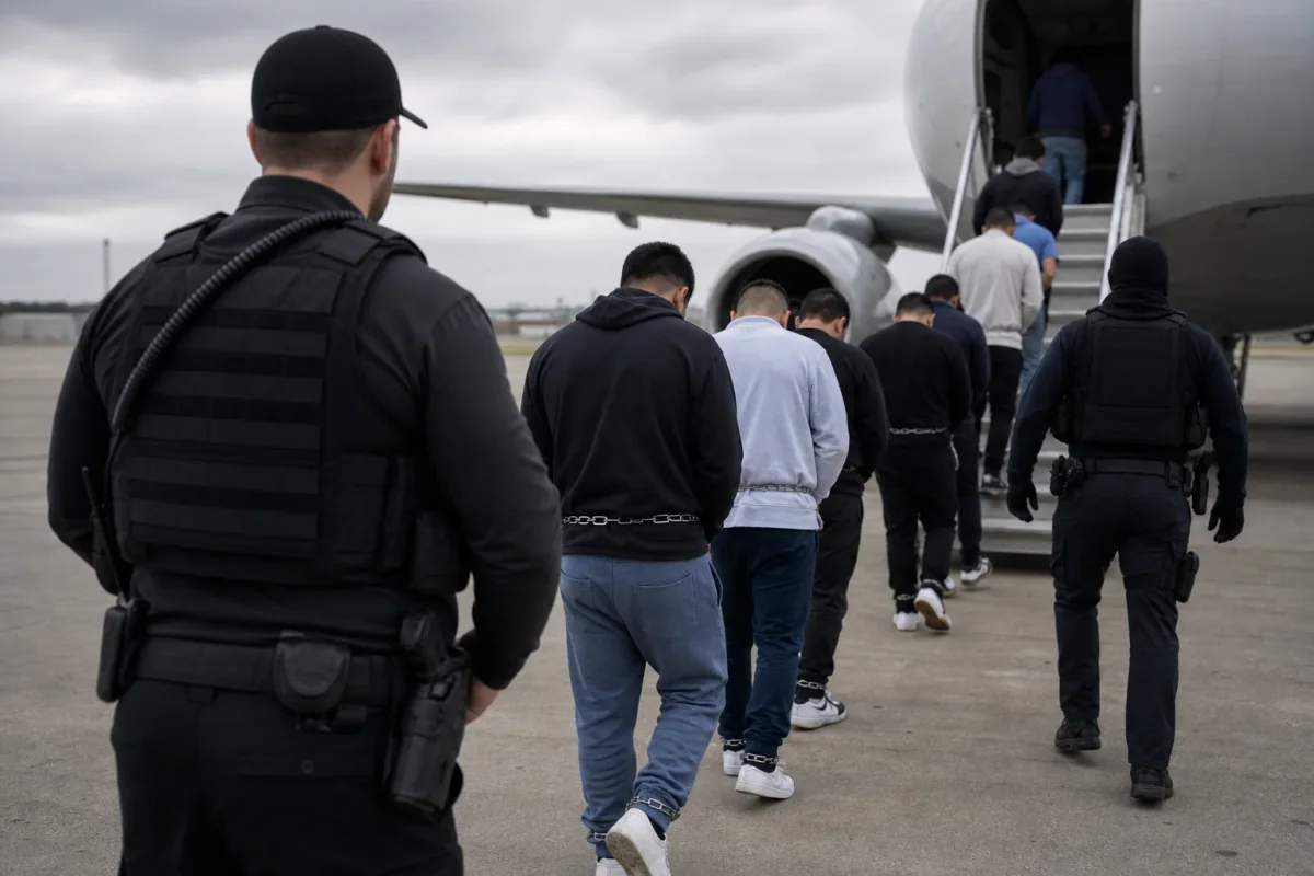 ICE Deports Six Gang Members Listed by DHS, Including People With Abduction, Assault and Drug Convictions