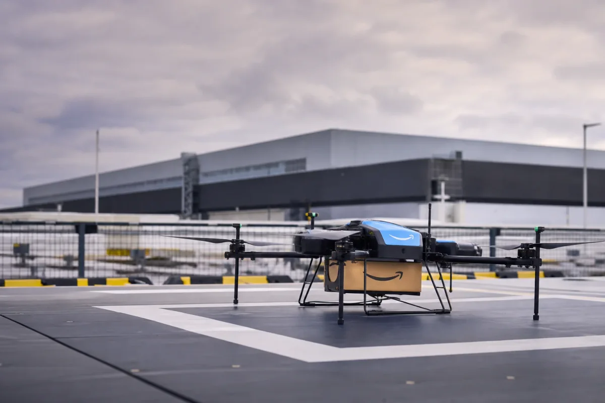 Inside Amazon's first-ever drone delivery site in the UK