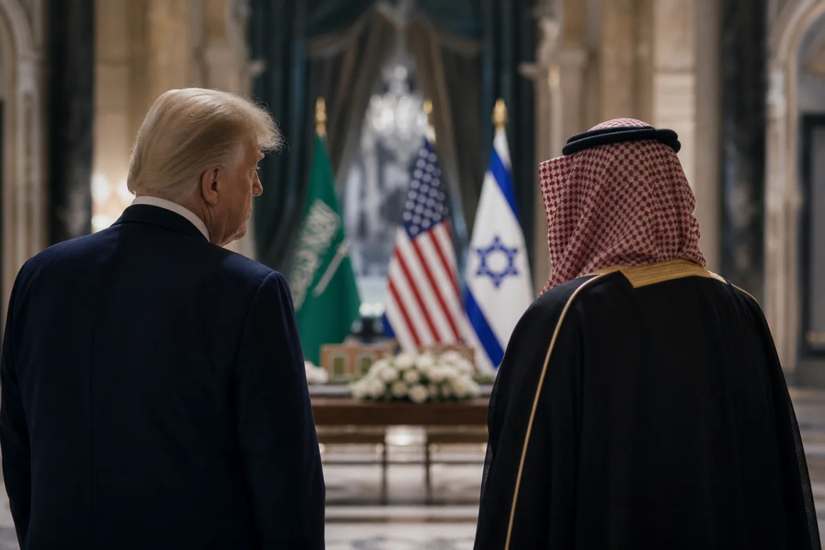Trump says Saudi nuclear pact requires kingdom to normalize Israel relations through Abraham Accords
