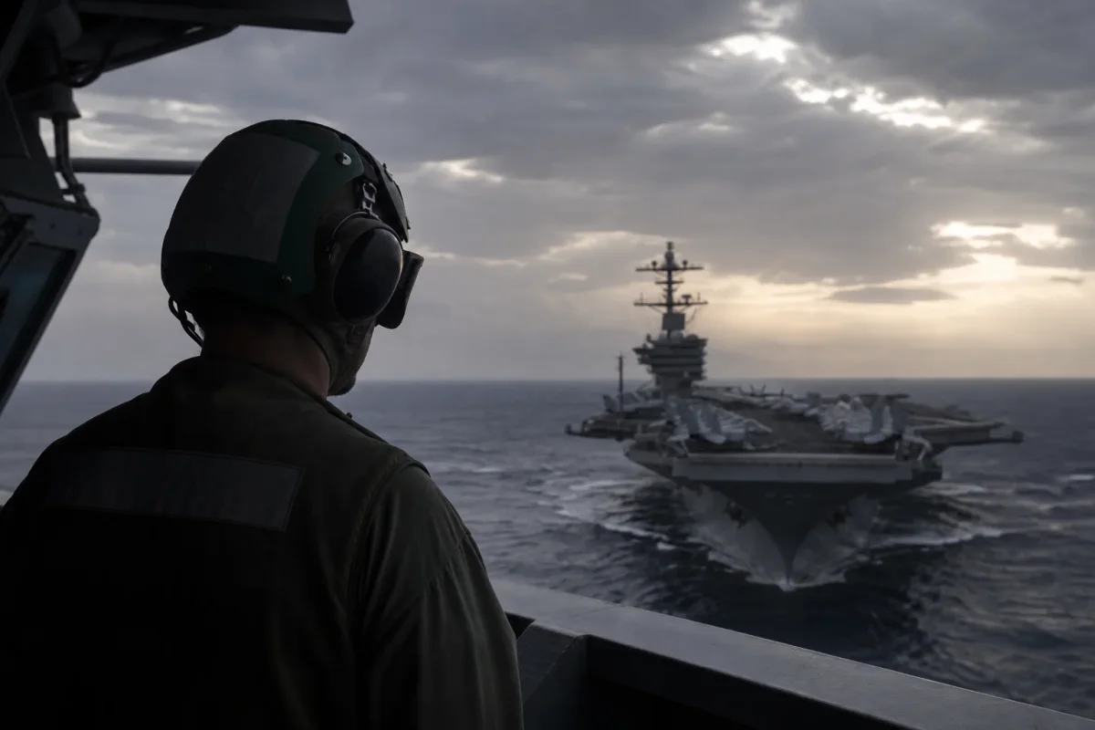USS George Washington Heads to Middle East as Questions Grow Over Lincoln’s Extended Deployment