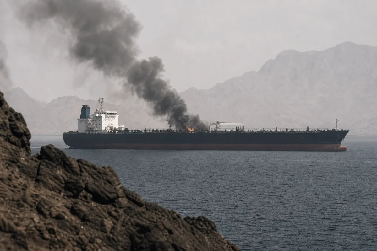 Vessel Attacked in Strait of Hormuz as Israeli Strike Kills Seven in Lebanon